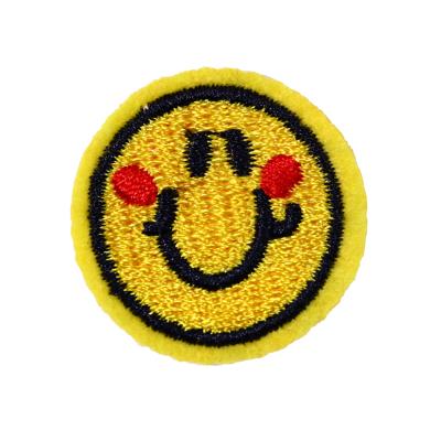 China New Design 3D Custom Cotton Fabric T-shirt Embroidery Patch For Clothing Applique for sale