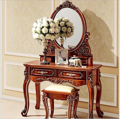 Китай European antique french dresser furniture bedroom mirror solid wood french dressing table pfy800 продается