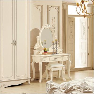 Китай European antique french dresser furniture solid wood bedroom mirror table pfy10046 продается