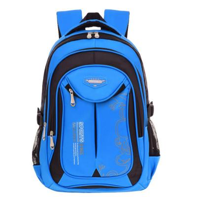 China Full Waterproof Printing School Bag Backpack Popular Cheap Price Polyester Style Blue Color Material Origin Product Place Model sch005 for sale