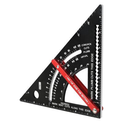 Китай Aluminum Alloy Triangle Square Ruler Protractor Measuring Small Triangle Ruler продается