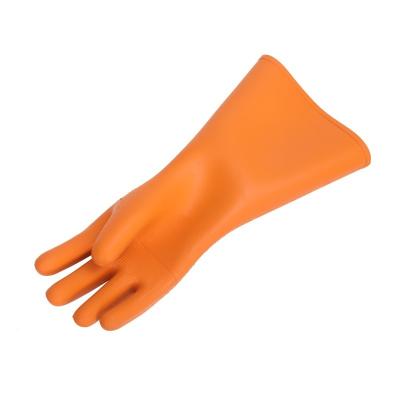 China Winter High Temperature Electric Fleece Gloves Electric Shock Protective Gloves Electrician Insulation Rubber Insulated Glove for sale