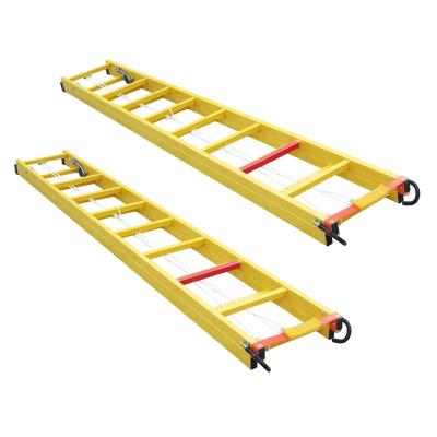 China Insulating Ladder 3.8 Meter 8m Fiberglass Insulation 10m Telescopic Ladder Folding Ladders Frp Step Ladder Fiberglass Extension for sale