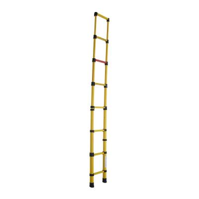 China Modern 3ft fiberglass extend fiberglass insulated high quality frp 3 section fiberglass ladder telescope extension ladder for sale