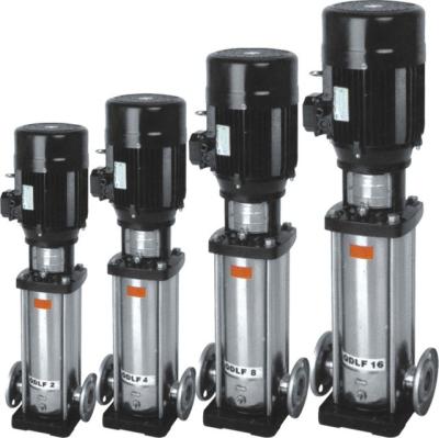 China Vibration Proof Vertical Multistage Pump , Vertical High Pressure Pump Fit Water Treatment for sale