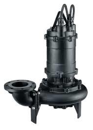 China Wastewater Submersible Grinder Sewage Pumps , Black Sewage Transfer Pump for sale