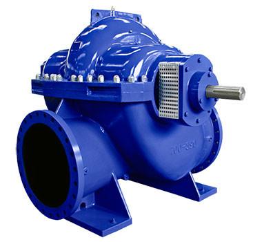 China Big Flow Double Suction Volute Pump , Horizontal Split Case Pump Electric / Diesel Motor for sale