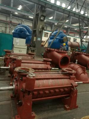 China Red Color Multistage Submersible Water Pump , Two Stage Centrifugal Pump for sale