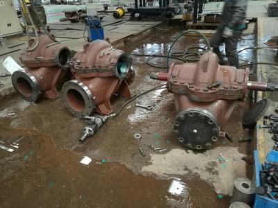 China Vertical Double Suction Centrifugal Pump Cast Iron Material 112 ~ 10800m3 / H for sale