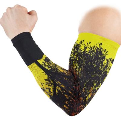 China Long 2022 Custom Elastic Hand Sleevs UV Protective Sublimation Printed Arm Cycling Sleeves for sale