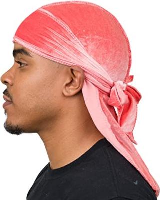 China Hip Hop Veeta Velor Durags Superior Soft Velvet Fabric (multiple colors) - | Silky coating | Long straps for sale