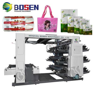 China Hotels 6 Color Flexo Printing Machine Price for sale