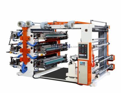 China Hotels Flexo Printing Machine For Paper Printing 2 4 6 Automatic 8 Color Letterpress Printing Film Nonwoven Aluminum Printing With Good Price for sale