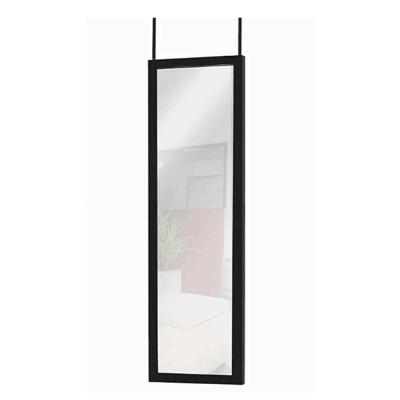 China Cheap Wholesale Plastic Black Framed Integral Mirror Espejos 14x48