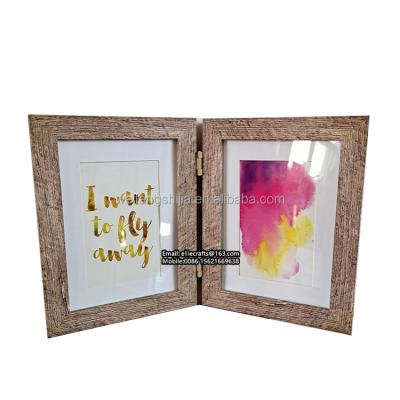 China Home Decoration MDF Brown Picture Frame Wall Mounted Wooden Picture Frame Decorative Gallery Photo Frame for sale