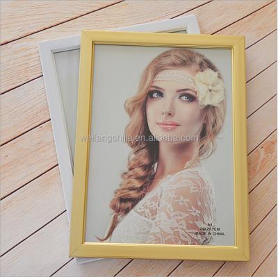 China Table frame A1 A2 A3 A4 11x14 16x20 20x26 - black, large wood and white gallery wall decor resin picture frame photo stand or hanging frames for sale