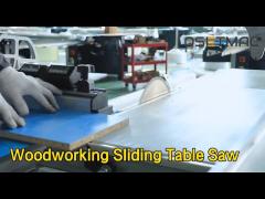 Industrial Woodworking Sliding Table Saw Electric Tilting For Plywood / MDF