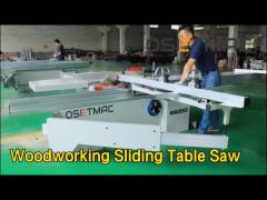 Electric Woodworking Sliding Table Saw Smooth Horizontal For Furniture