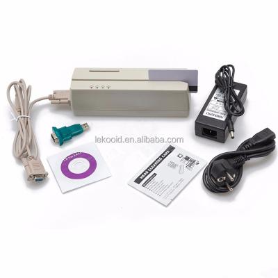 China ABS MCR200 Magnetic Stripe Card Reader Writer For Loco HiCo Track123 EMV Smart IC Chip Card Reader /Writer With SDK for sale