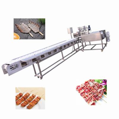 China Qingdao large capacity shish kebab machine skewer satay machine, kabab maker, electric shish kebab machine for sale