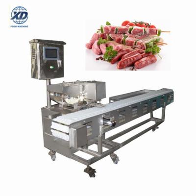 China Commercial meat skewer machine souvlaki skewer machine, automatic meat skewer machine, kabab shish skewer for sale