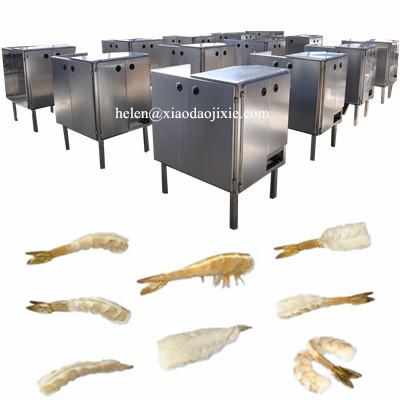 China Tail On Round Automatic Shrimp Peeler , Shrimp Devein Machine , Shrimp Peeling Machine for sale