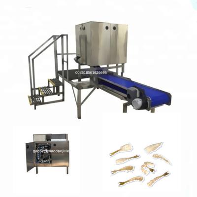 China Qingdao Prawn Shrimp Peeling Machine, Automatic Full Peeled and Deveined Prawn Peeler and Deveiner Machine for Peeling Shrimp for sale