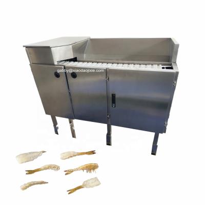 China Tail-on prawn prawn peeling machine, round automatic white shrimp peeler and deveiner for peeling shrimp shell for sale