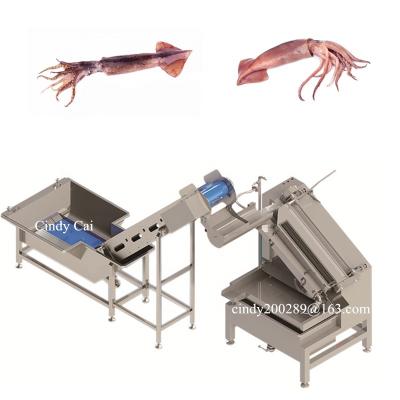 China food & beverage factory squid peeling machine full automatic seafood film peeling machine/squid processing machine for sale