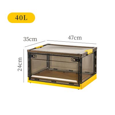 China Foldable Storage Box Toy Storage Box With Lid Removable Folding Good Quality Viable Goods Cartons for sale