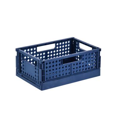 China Hot Selling Viable Commodity Storage PP Foldable Basket For Household Vegetable And Fruit Portable Folding Basket for sale