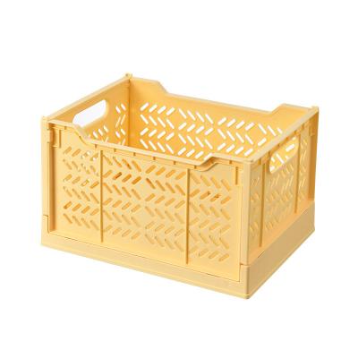 China Factory Direct Sales Sustainable Foldable Home Space Savings Durable Folding Basket Neatly Stored for sale