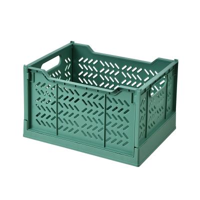 China Sustainable High Quality Collapsible Storage Box Basket Easy Install Foldable PP Folding Basket for sale