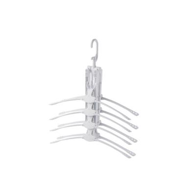 China Multifunctional Made in China Customized Travel Portable Foldable Clothes Hanger Space Saving Multiple Hangers for sale