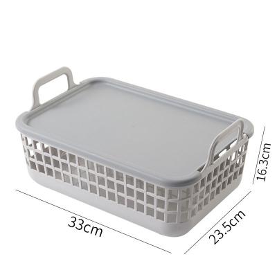 China Sustainable factory direct portable storage bathroom clothes laundry basket pp storage basket for sale