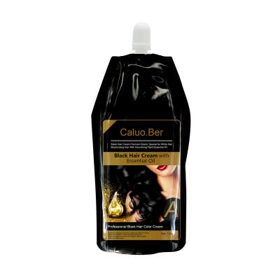 China Permanent Ammonia Hair Maker Private Label Natural Black Hair Color Color Free Shampoo In White Hair Dye for sale