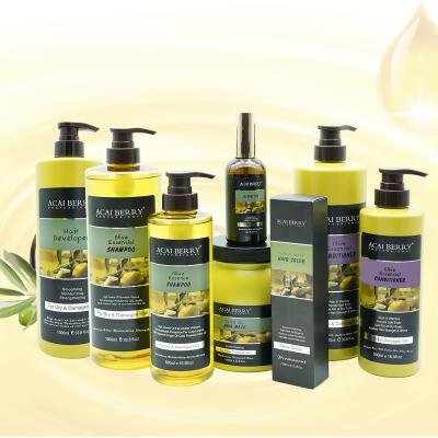 China Natural Loss Prevention Private Label Olive Oil Shampoo For OEM Moisturizing Hair Shampoo for sale