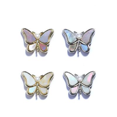 China 3D Nail Art Butterfly Nail Art Decorations Luxury Shiny Crystal Jewelry Manicure Design Stone Accessories for sale