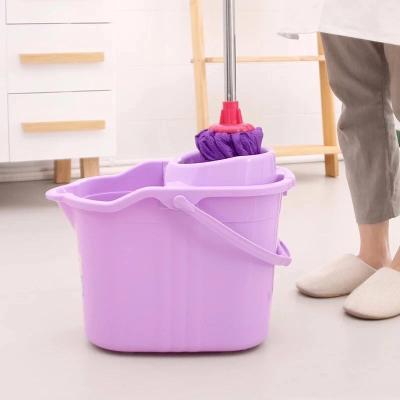 China Factory Price Sustainable Household Cleaning Plastic Wringer Mop Bucket for sale