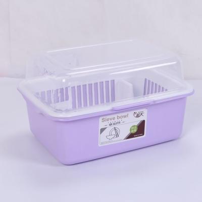 China Sustainable Wholesale Kitchen Drying Plastic Dish Rack for sale