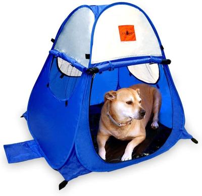 China Diagonal Tie Type Pop Up Outdoor Camping Sun Shelter Large Dog Tent Doggie UV Shelter for Shade - Perfect for Yard, Beach and Outdoors for sale