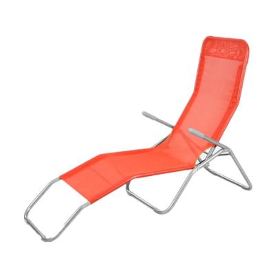 China Reclining Backrest Beach Chair Comfortable Outdoor Lightweight Folding Bed Sun Sofa. for sale