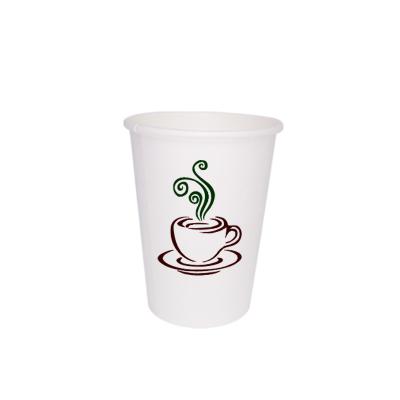 China Disposable Custom 8OZ Logo Printed Wholesale Disposable Paper Cups For Hot Drink Coffee for sale