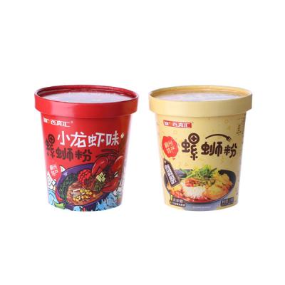 China Large Capacity 28oz Disposable Disposable Paper Cup With Paper Lid For Salad Noodle Soup Ice Cream Packaging for sale