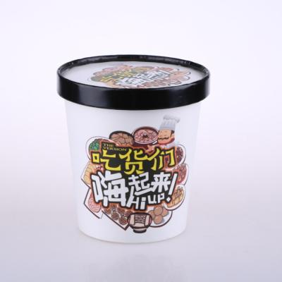 China Large Capacity 28oz Disposable Recycled Logo Custom Take-Away Paper Bowl With Paper Lid for sale