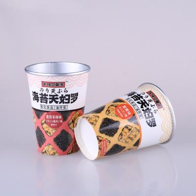 China Wholesale Disposable 12oz Disposable Paper Cup With Aluminum Foil For Snack Packing for sale