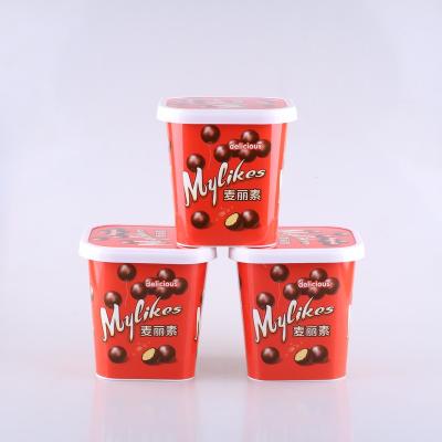 China Wholesale 800ml DOUBLE WALL Disposable Double Wall Paper-plastic Cup With Lid For Food Packaging for sale