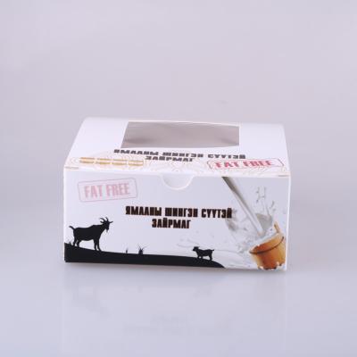 China Disposable Wholesale High Quality Custom Printed Paper Box For Ice Cream Cake Packaging for sale