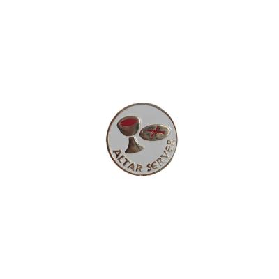 China Custom Europe Engraving Printing Beautiful Metal Varnish Enamel Lapel Brooch Badges Baking Pin for sale