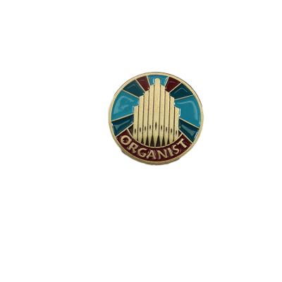 China Wholesale Baking Lapel Pin Badges Lightweight Varnish Simple Design Europe Customization for sale